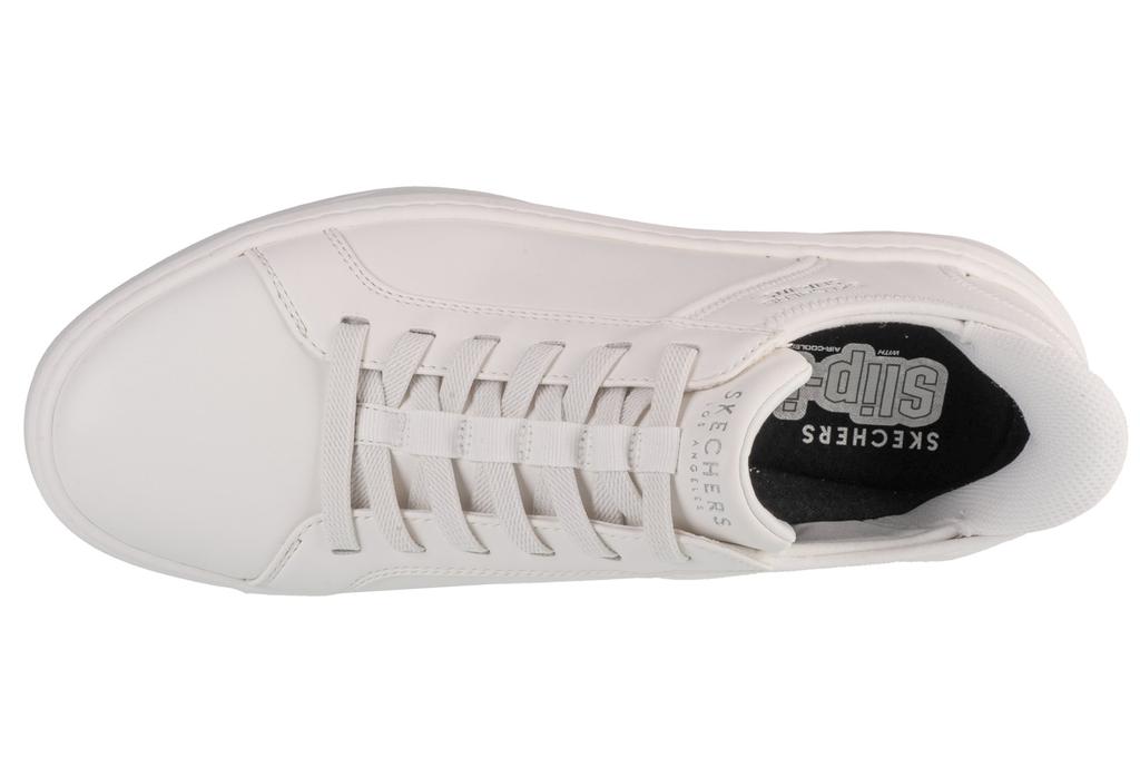 Skechers Слипоны: Court Break - костюмные кроссовки, мужские белые кроссовки