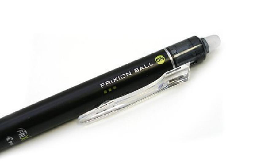 Pilot Frixion Ball Knock 05 Ballpoint Pack of Black LFBK-23EF-B Pen, 10,