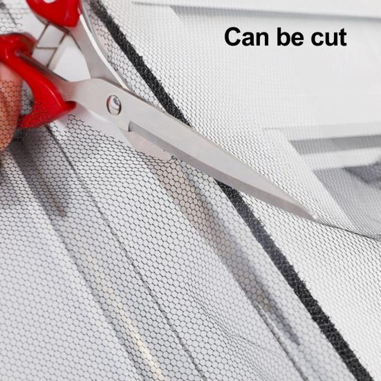 Window Screen Anti-Mosquito Net Well-Ventilated Fine Mesh Easy To Install DIY Window Screen Replacement Parts