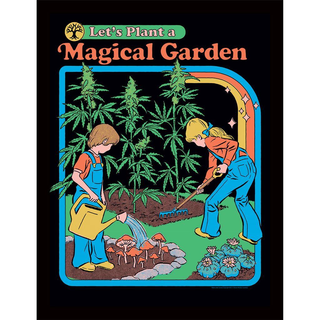 Steven Rhodes Let´s Plant A Magical Garden Framed Poster