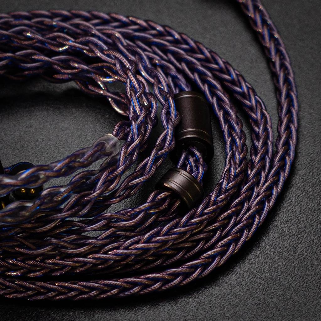 SoundsGood BlueFlame 8-жильный ручной работы Recable высокочистый бескислородный медный кабель PCUHD для наушников, сменный сбалансированный кабель для подключения