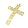 [M8792] - Позолоченный кулон «Крест Кармен» - 52x35 мм