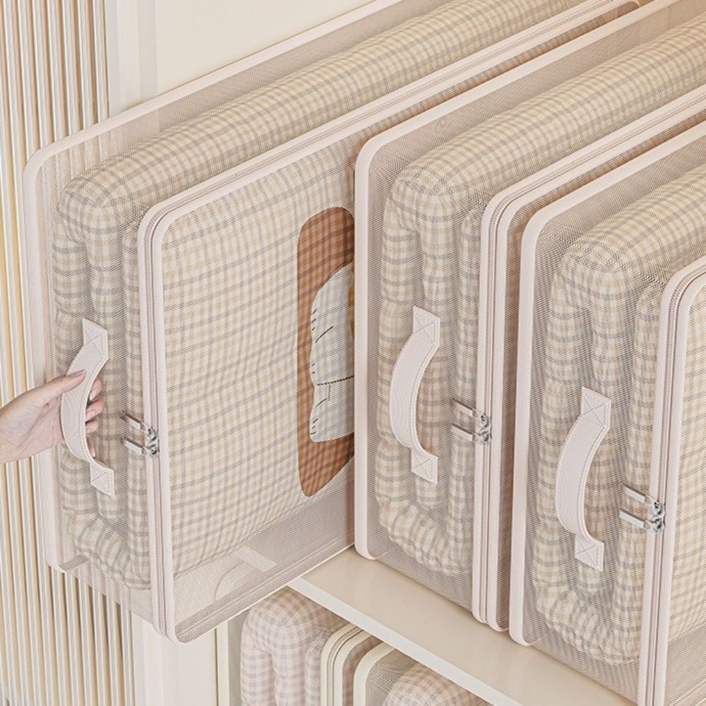 2Pcs Divided Clothes Quilt Storage Bag Large Capacity Blanket Sorting Bags  Bedroom