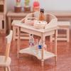 Миниатюрная модель деревянной мебели в масштабе 1/12 - DIY миниатюрный реквизит для фотосъемки - Сезонный декор - Идеальный подарок
