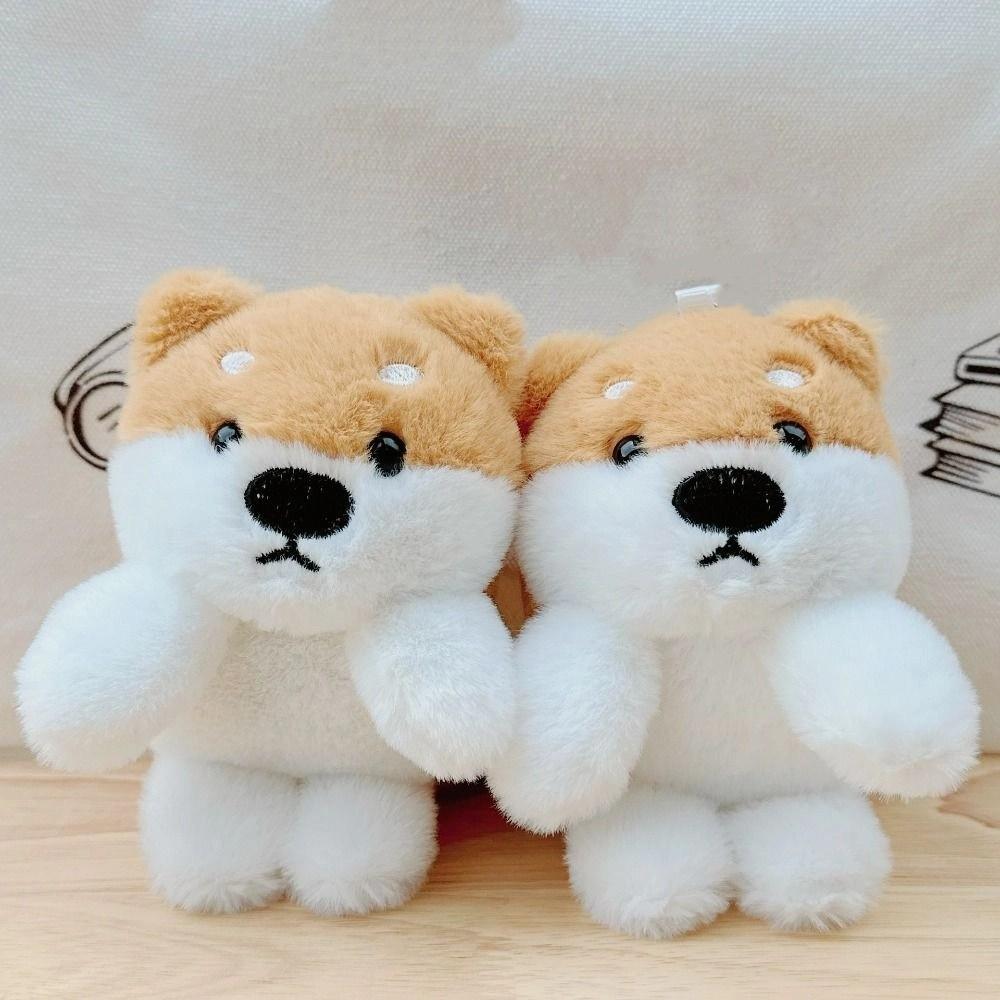 Stuffed Dog Plush Doll Toys Keychain Kawaii Lovely Bag Pendant  Birthday Gift