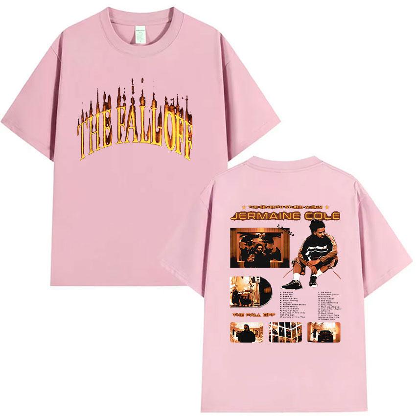 J.Cole The Fall Off Новый Альбом 2026 Футболка Унисекс Высококачественная Оверсайз Хлопковые Футболки Рэп Хип-Хоп Поп Модная Одежда Футболка
