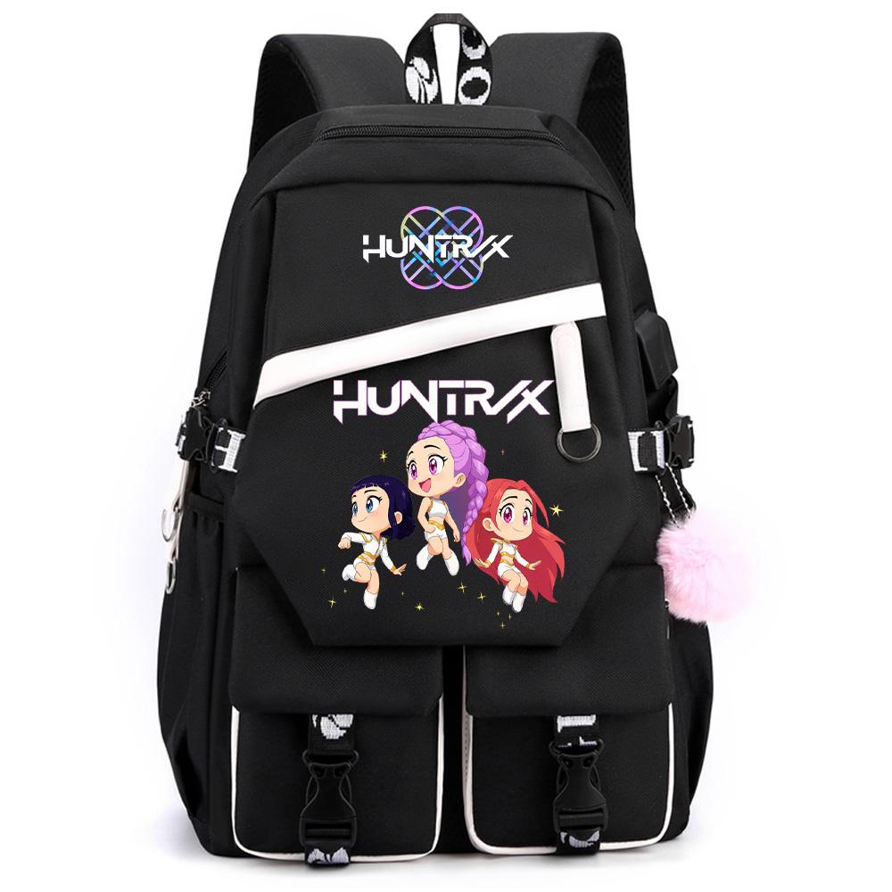 Anime K-Pop Demon Hunters Printed Large Capacity Backpack for Teenger Student Girl Boy Schoolbag Bookbag Women Waterproof Travel Bag Gift