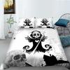 Halloween Gift Quilt Cover Pillowcase Two Or Three-Piece Set Polyester 3D Digital Printing