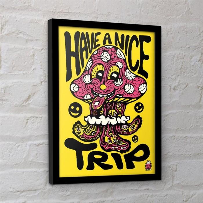 Killer Acid Приятного путешествия в рамке с постером