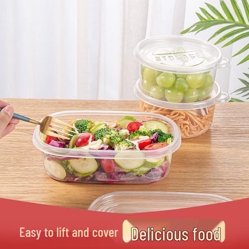 Fresh Life Rectangular Disposable Plastic Bowls
