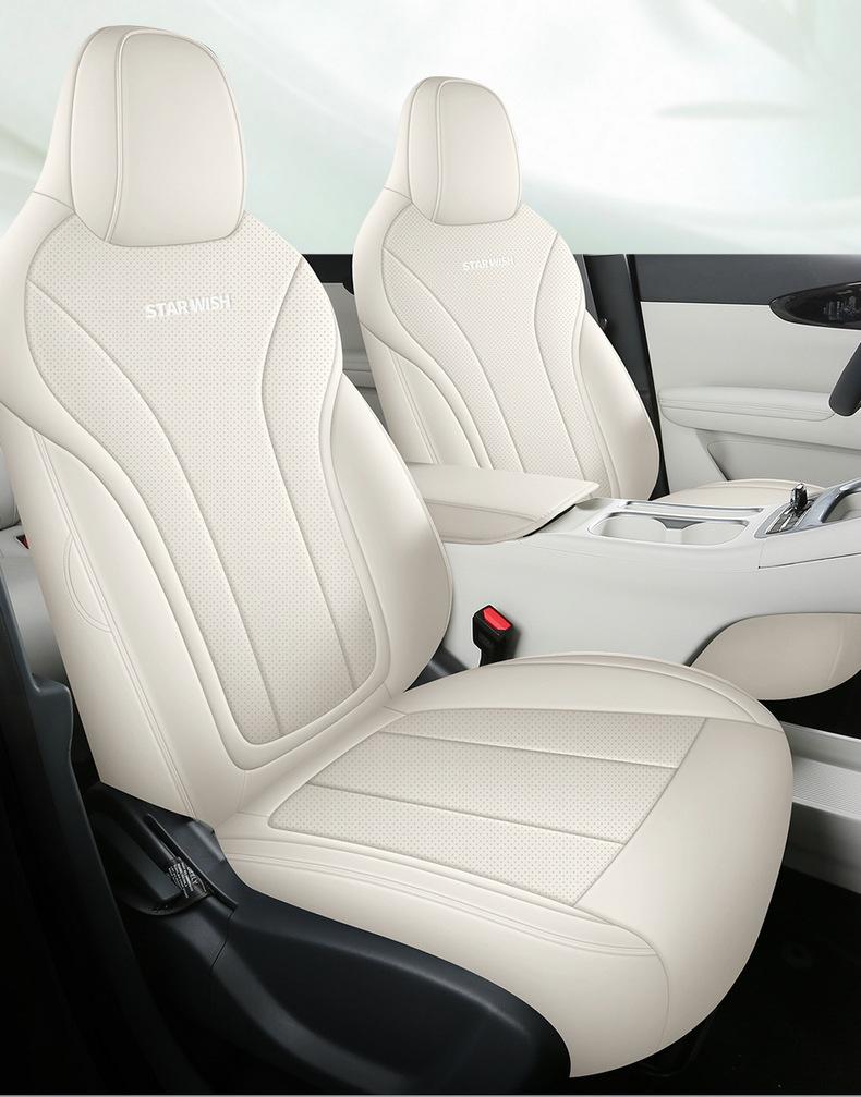Всесезонные полноохватывающие чехлы на сиденья Geely Vision для улучшения интерьера