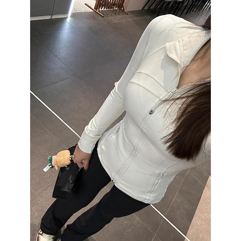 Одежда для йоги Куртка Топ Облегающий Новый Осень и Зима Спорт Зимняя Фитнес-одежда