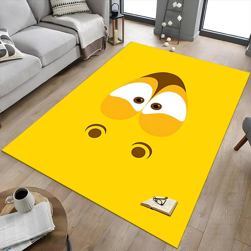 1PC Eyes Nose Extra Large Non Slip Floor carpet, Office, family, bedroom, Studio Large Area Rug Indoor Rugs