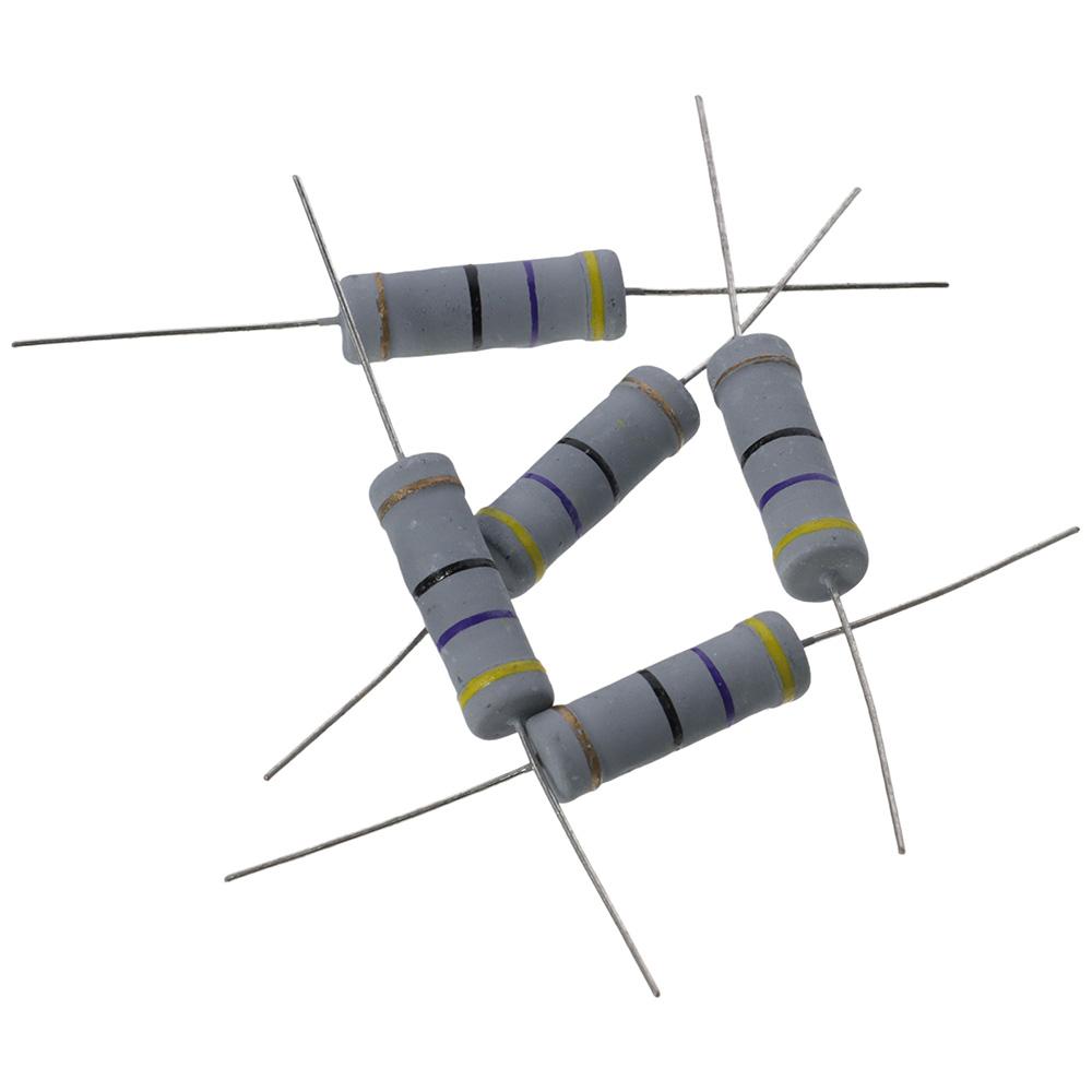 Металлооксидный пленочный резистор 47 Ом 5 Вт 5% допуск Высококачественный и Эксперименты