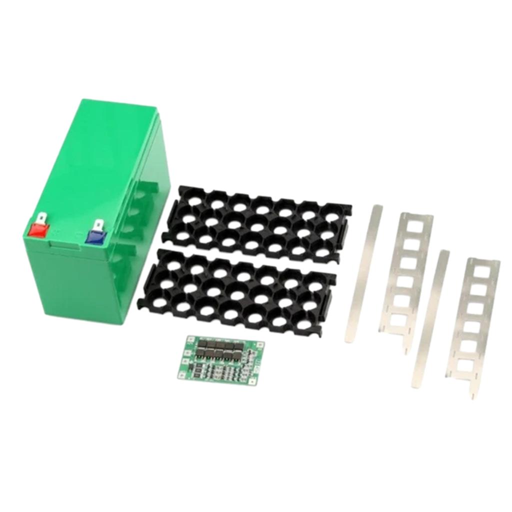 12 В 7 Ач корпус для аккумулятора 18650 пустая коробка 3x7 держатель 3S 40A никелевые полоски коробка для хранения аккумулятора Y