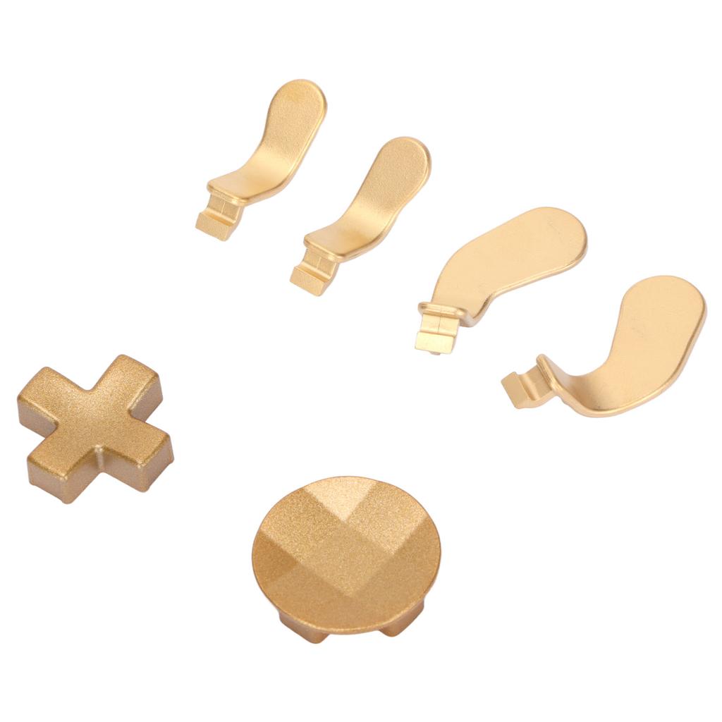 4pcs Trigger Paddles and 2 Interchangeable D Pads Stainless Steel Replacement Parts for Xbox One