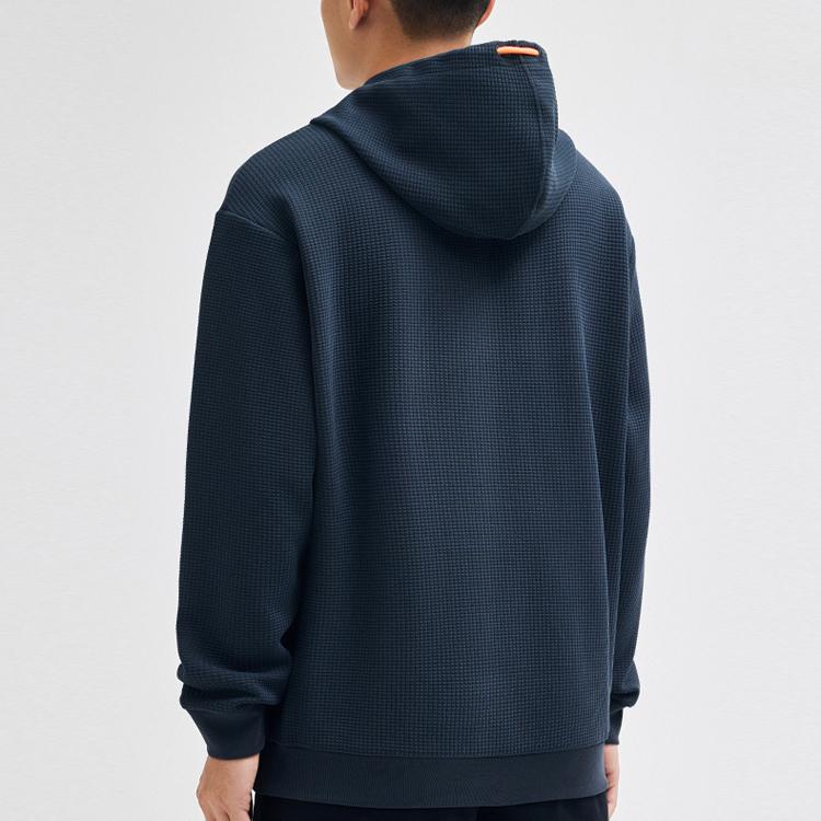 Anta Однотонная толстовка с капюшоном для мужчин, цвет крабово-серый 152331729-4