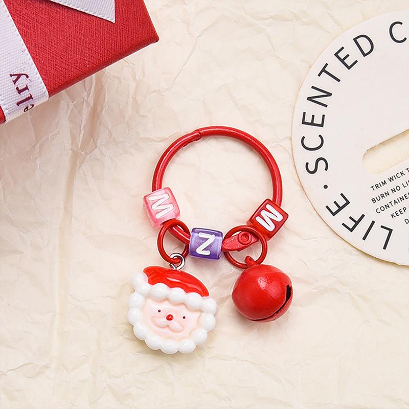 Мультяшный рождественский брелок-подвеска, милая рождественская елка, снеговик, брелоки, кавайный рюкзак, украшения, аксессуары, подарки