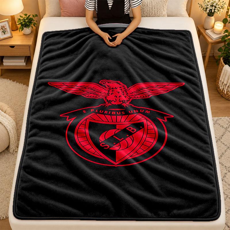 Flannel BlanketBenfica Warm Soft Throw Blanket for Indoor Sofa Bed Living Room Use