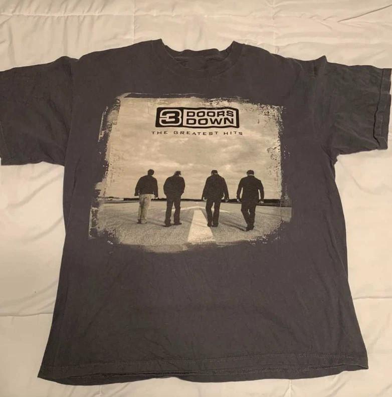 3 Doors Down Тур Greatest Hits Унисекс Футболка Все Размеры Унисекс Футболка