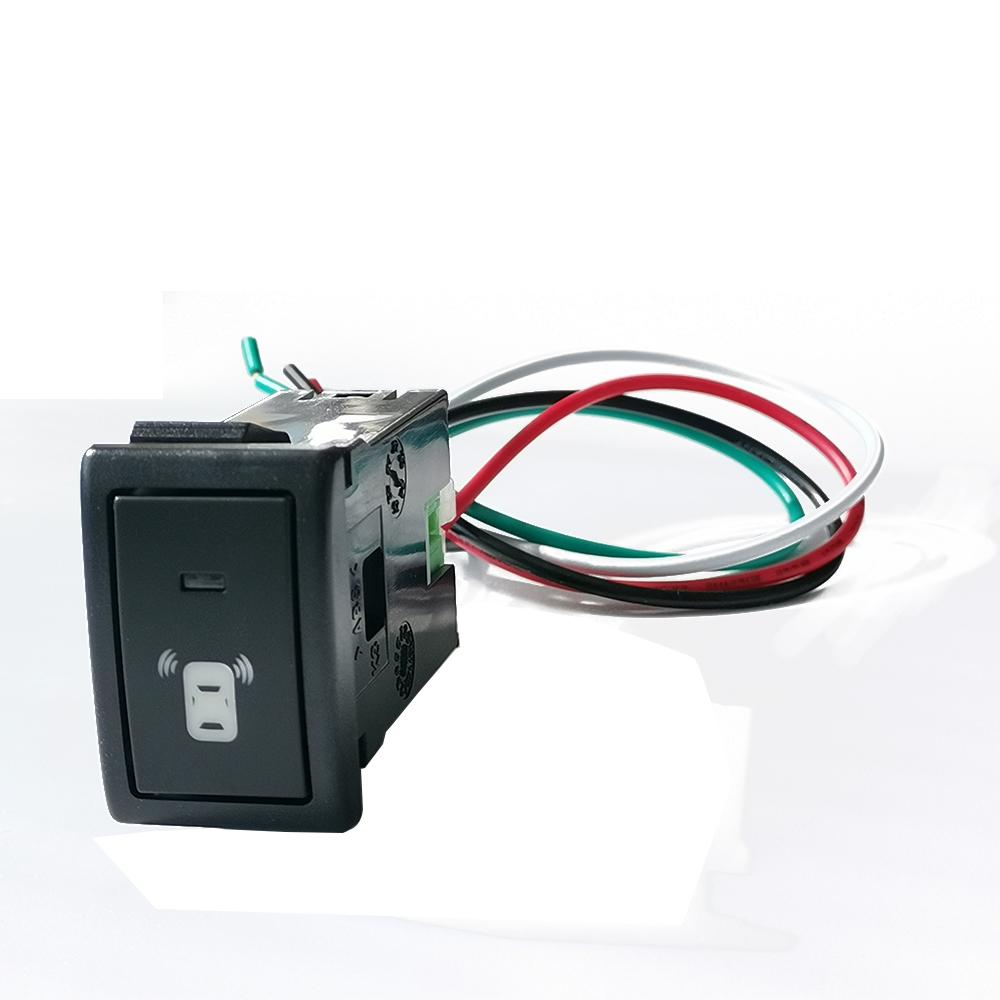 1PC Retrofit LED DRL Fog Lamp Fan Radar Front Diff Lock Power On Off Spotlight Radar Switch For Suzuki JIMNY LANDY 2007-2015