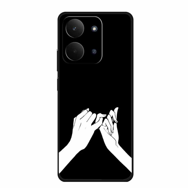 Для Xiaomi Redmi 15C 4G Чехол 15 C Funda Модный Мягкий ТПУ Черная Силиконовая Задняя Крышка Для Redmi 15C 5G 2025 Чехол для Телефона Coque Оболочка