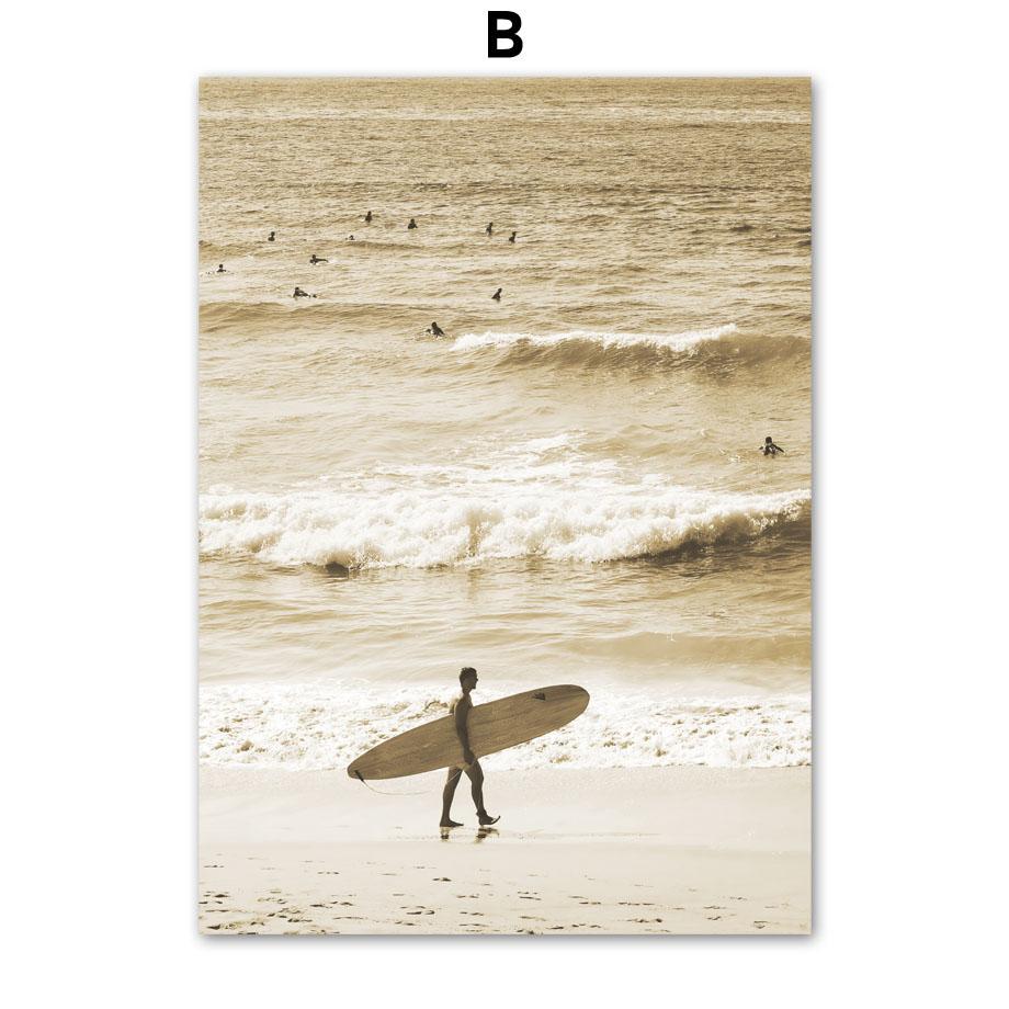 Цветок Песчаный Холм Пляж Абстрактные Линии Девушка Скандинавские Плакаты И Принты Холст Картина Настенные Картины Для Украшения Гостиной