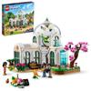 LEGO Friends Ботанический сад 41757 — набор для строительства для детей от 12 лет, подробная демонстрация теплицы, подарок для любителей цветов и растений