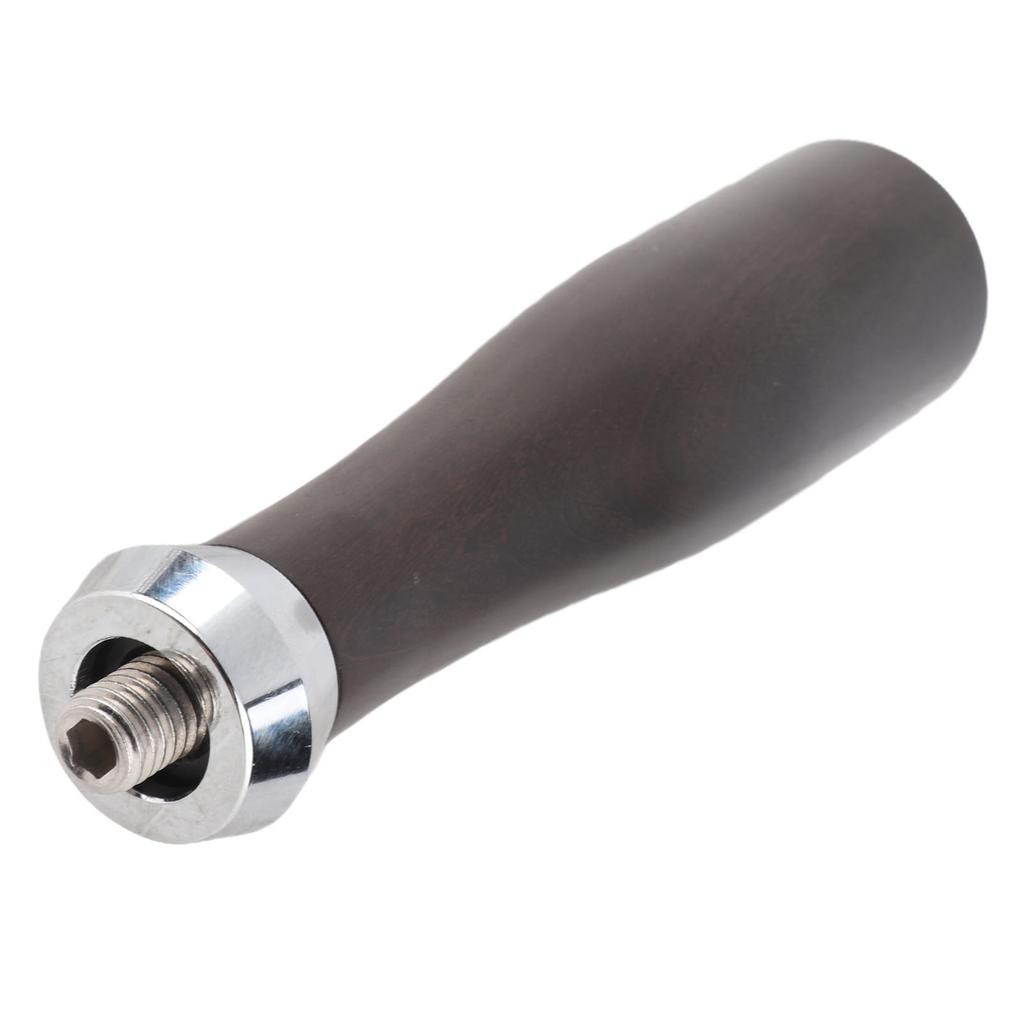 Coffee Portafilter Handle Comfortable Grip Burr Free Black Rosewood Durable Wearable Coffee Machine