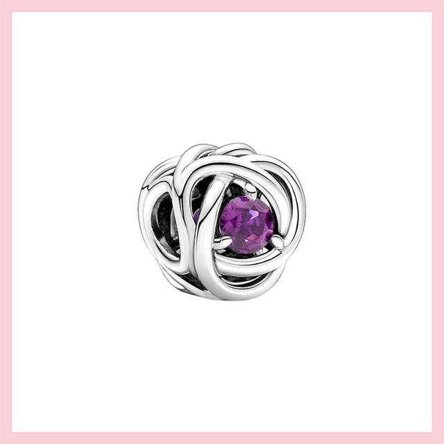 Бусины из стерлингового серебра 925 пробы с кубическим цирконием, подвески "Всевидящий глаз", подходят к оригинальному браслету, ювелирные изделия