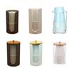 Disposable Paper Cup Box Multi-purpose Dust-proof Transparent And Visible Mini Cotton Pads Storage Holder for Hotel