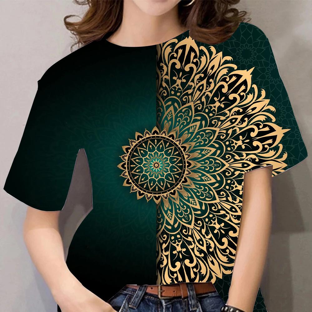 Летняя женская футболка с 3D принтом, модная женская рубашка больших размеров, футболка с коротким рукавом, топ