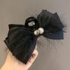 Жемчужная заколка-бант, персонализированная модная и высококлассная заколка-краб, новые темпераментные элегантные аксессуары для волос