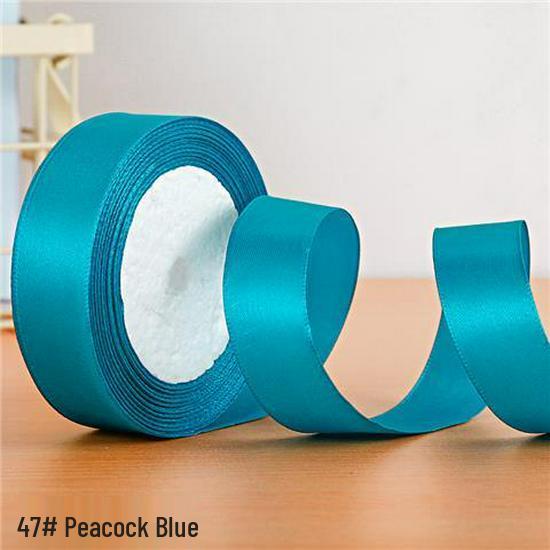 Полиэстеровая атласная лента 2,5 см для подарочной коробки и аксессуаров для волос