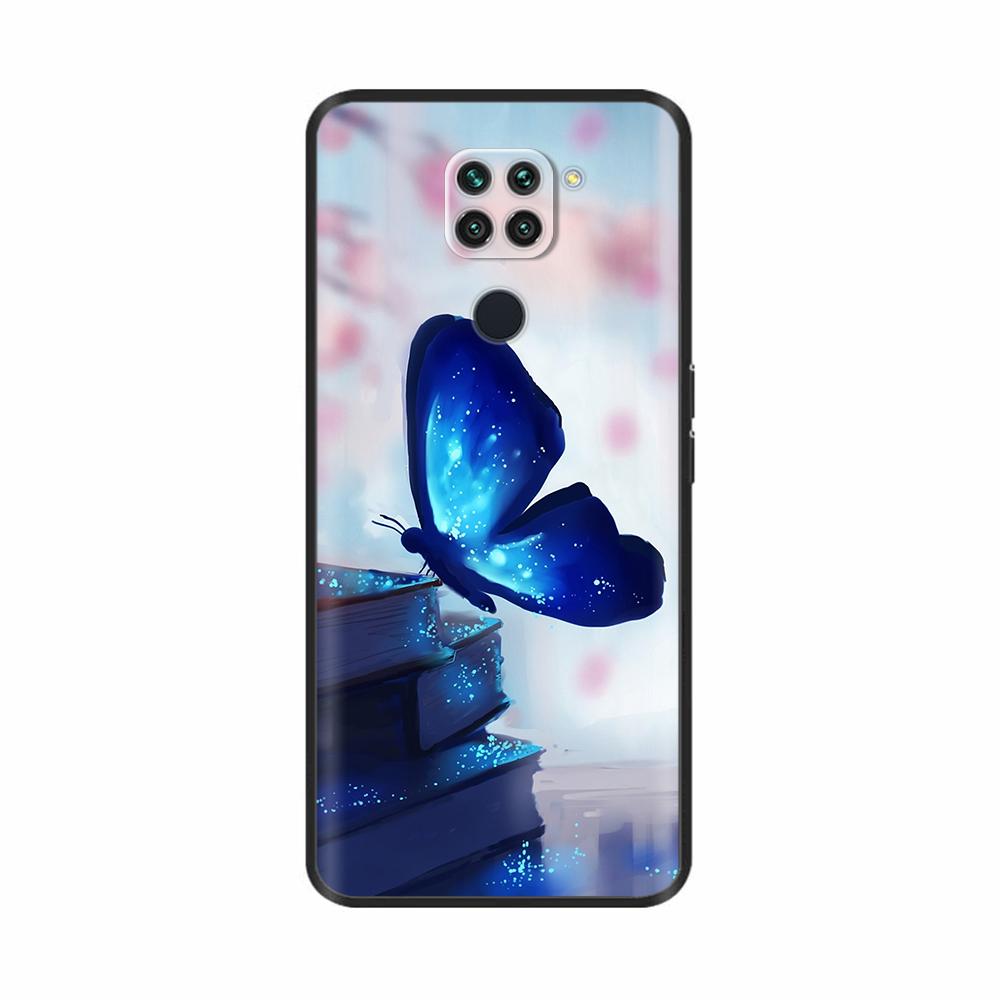 Чехол Для Xiaomi Redmi Note 9 Чехол Мягкая Черная Силиконовая Задняя Крышка Для Redmi Note9 Чехол Redmi Note 9 Чехол Funda Coque Бампер Оболочка