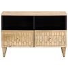VidaXL TV Cabinet 70x33x46 Cm Solid Mango Wood, TV Stand, Media Cabinet, Hi-Fi Cabinet, TV Unit, Multimedia Furniture, 358249