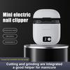 Электрическая машинка для стрижки ногтей со светодиодной подсветкой, 3 скорости, перезаряжаемый триммер для ногтей для взрослых, детей, пожилых людей, эффективный автоматический резак