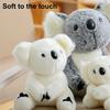 2Pcs/Set Koala Plush Toy Emotional Healing Soft Soothing Doll Hug Companion Well-being Doll Koala Hug Toy