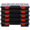 VidaXL Boîtes d'assortiment 5 pcs 34,5x25x5 cm Polypropylène 152094