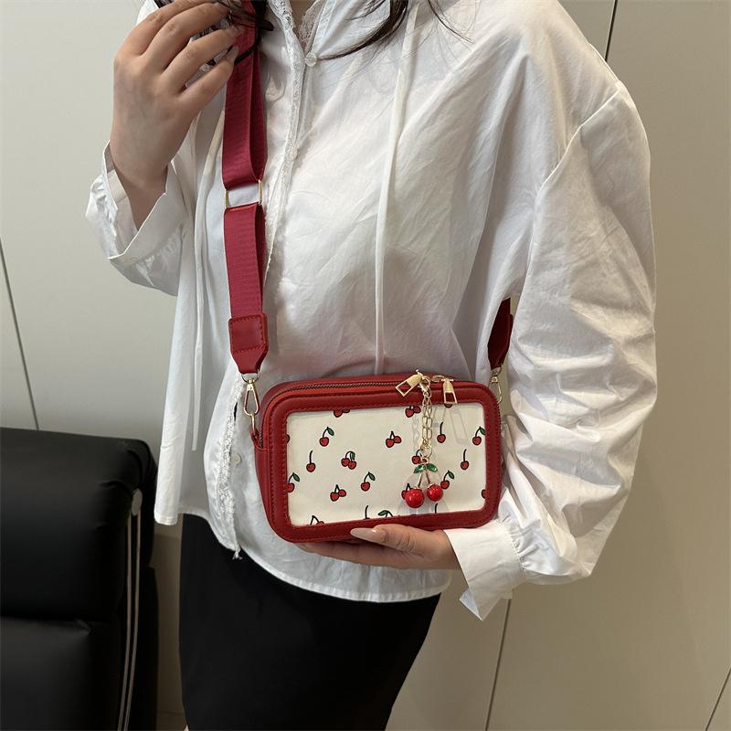 Летняя Новая Стильная Маленькая Квадратная Сумка Модная Простая Стильная Повседневная Сумка Через Плечо Квадратная Сумка Кошелек