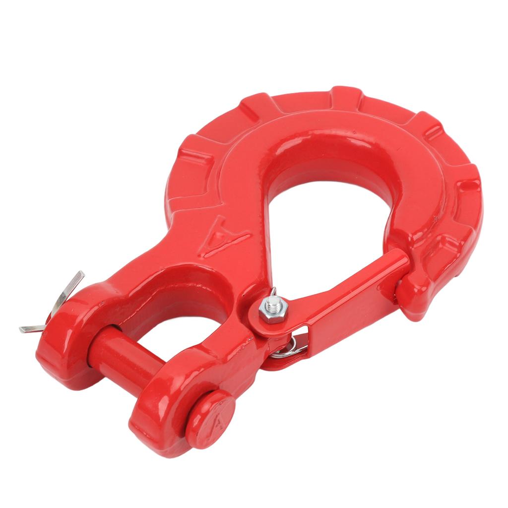 Прицепной цепной крюк 3 8 дюймов Легированная сталь 15 т Универсальное надежное соединение Крюк для предохранительной цепи для транспортировки грузовиком Буксирная лебедка