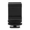 Metal Camera Tri Hot Shoe Mount Adapter for Microphone LED Video Light Monitor