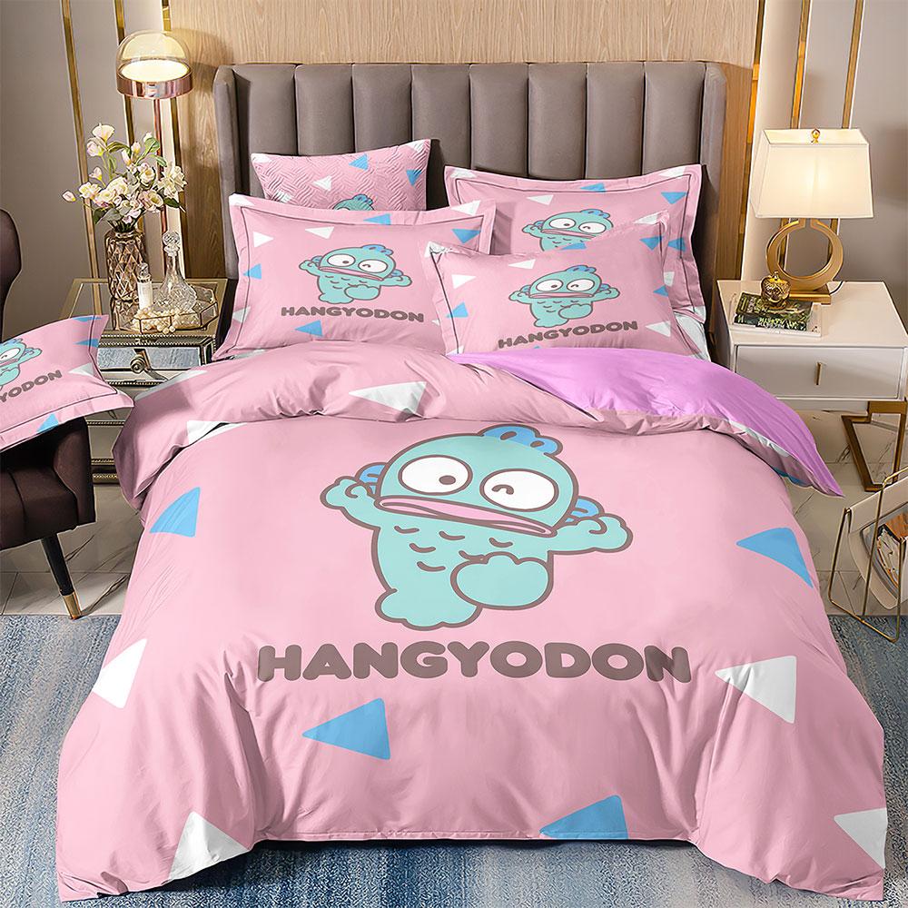 Комплекты постельного белья Hangyodon Sanrio Одеяло Пододеяльник Наволочка Комплекты из 2-3 предметов Подарки для подростков и детей
