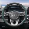 Подходит для Kia, дышащая перфорированная кожаная накладка на руль, сегментированная, нескользящая, прочная, для Ceed Picanto Sportage Optima Ev3 Rio 3 Cerato