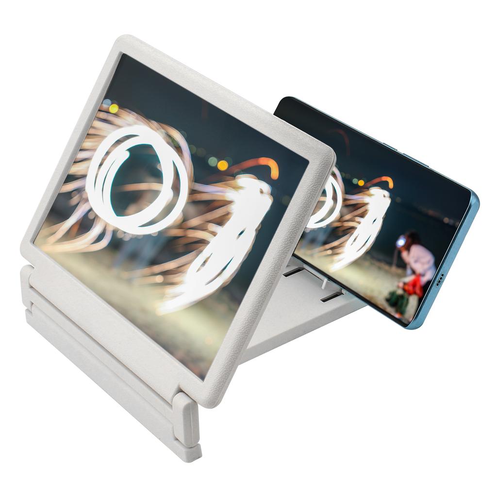 3X обновление и усиление акрилового ABS 3D-видео увеличителя экрана мобильного телефона для фильмов/видео с кронштейном для мобильного телефона