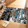 Newcastle 10 Customizable Name Carpet Design for Game Room Entryway Dormitory Living Rooms Anti-slip Rug Decorate Offices