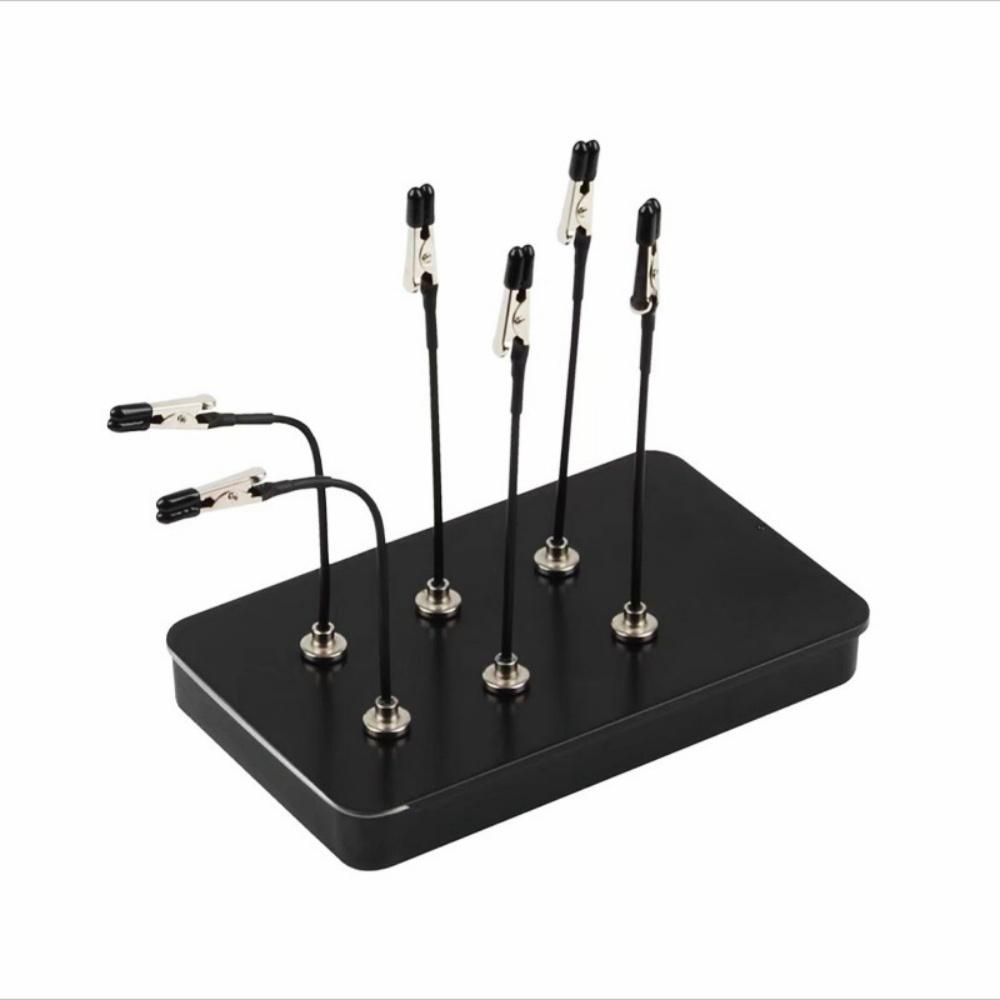 Миниатюрная живопись Отверстия Подставка для покраски Основа Зажим-крокодил Основа Зажим Распылительный верстак АБС Покрасочная камера Моделирование DIY Инструменты