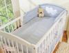 3-Piece Bedding Set 135X100 - Hearts Dots on Gray