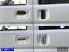 BRIGHTZ Door Handle Cover Satin for NV100 Clipper DR17V DR17 DR R17 17 NV100 Clipper NV 100 Knob, Silver, [DHC-NOBU-372]