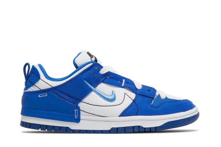 Женские кроссовки Nike Dunk Low Disrupt 2 Белый Университетский Синий (Женский) Белый/Университетский синий-Гиперройал